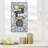 18"H Namaste Stacked Stones-Stained Glass Window Panel