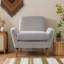 Chaise d'appoint rembourrée avec accoudoirs roulés-1060416596