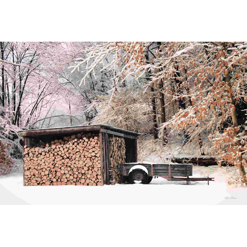 " Firewood Shed " by Lori Deiter, 24" H x 36" W
