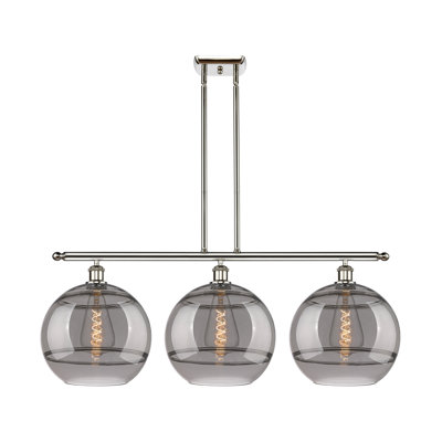 Luminaire suspendu pour îlot de cuisine à 3 lumières Chartoff