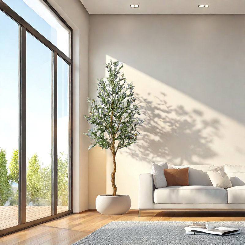 Olive Tree Plant, 70.87cm H x 5cm W x 5cm D