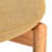Modern Wooden Blended Linen Yellow Dining Chair-202347710