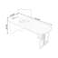 Bureau rectangulaire en bois massif noyer-21728006