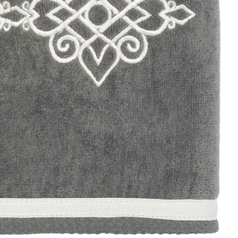 Riverview Bath Towel, Nickel