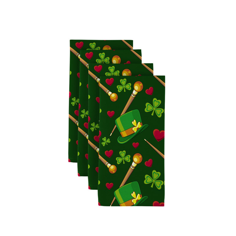 Polyester Geometric Square Napkin