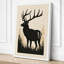 Silent Elk Scandinavian - Wrapped Canvas-2119714748-2119714725