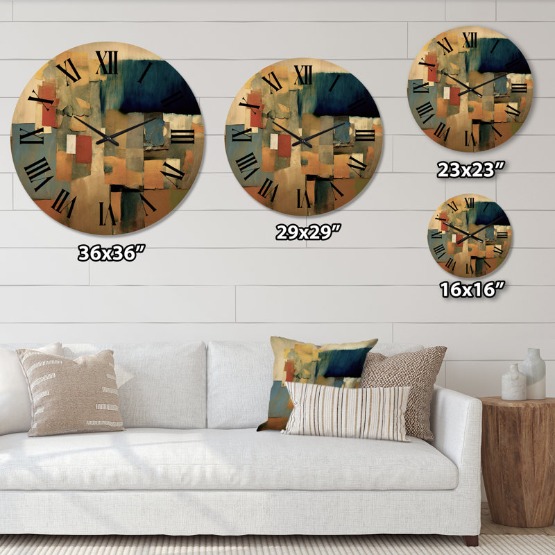 Horloge murale Riddhish, Grand