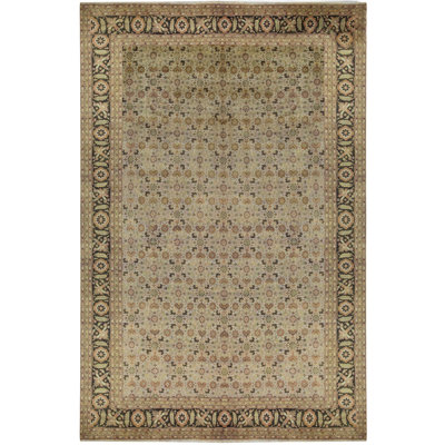 Avalon Wool Southwestern Area Rug in Beige/Brown