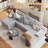 Boneless 140" Modular Cloud Sectional Sofa With 2 Ottoman,Modern Minimalist Upholstered Couches, Comfort U Shaped Sofa For Living Room,Deep Seat Corner Couch,No Assembly Required,6 Seater-1174791370