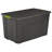 Sterilite 45 Gallon Wheeled Portable Latching Storage Tote Box, Grey (12 Pack)-62067705