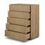 Leo 5 Drawer Dresser-Rustic Grey-506664040