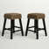 Kara Upholstered Counter Stool with Solid Wood Frame