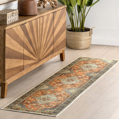 Tapis médaillon Esmeralda SpinClean