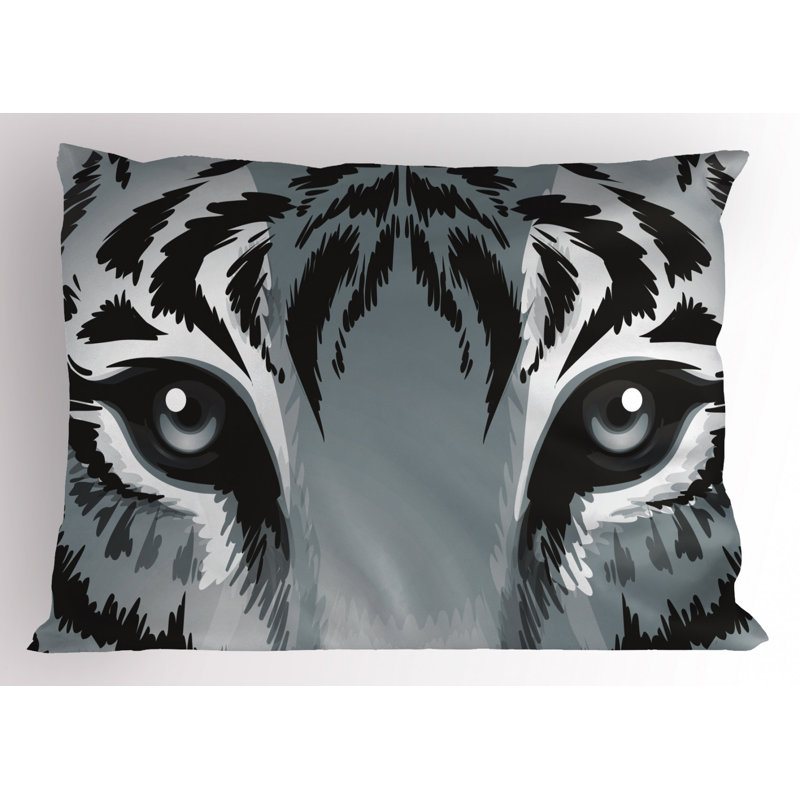 Tiger Polyester Sham Set, Twin