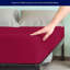 Microfiber Brushed Deep 40cm Fitted Bed Sheet-1417213584-1417213577