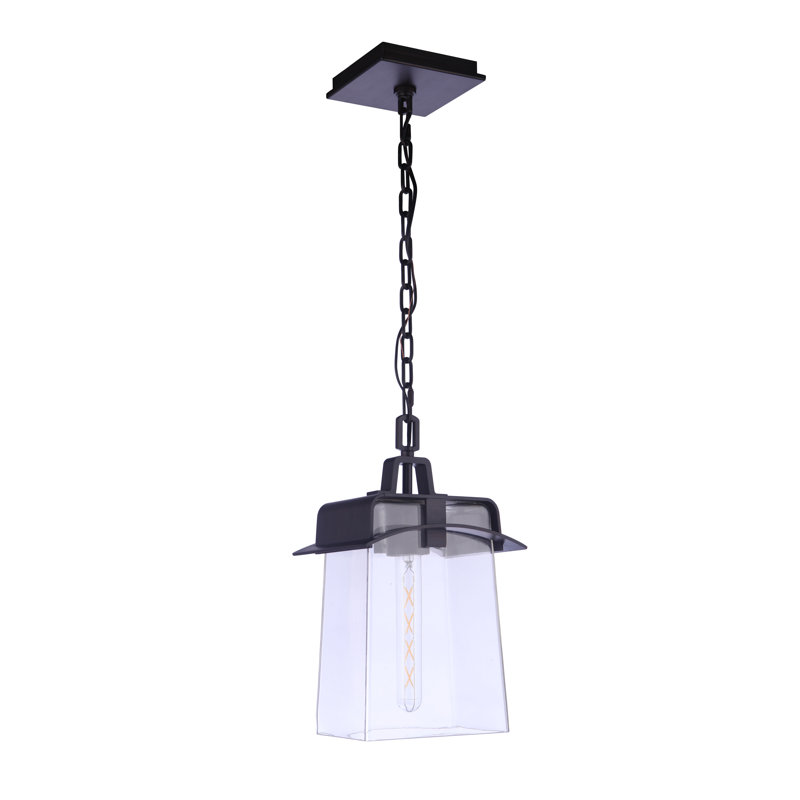 1 - Light Matte Black Single Pendant