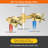 5 Inch Wall Mount Tub Shower System 2 Handle Shower Faucet Set Brass Shower Trim Kit With Rough-In Valve-120000600