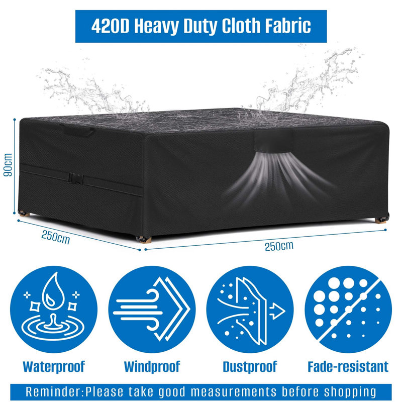 Ceceilia Outdoor Cover, Black