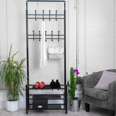 Adante Freestanding 18 - Hook Coat Rack