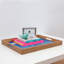 Plateau de table repose-pieds/café permet d’exécuter