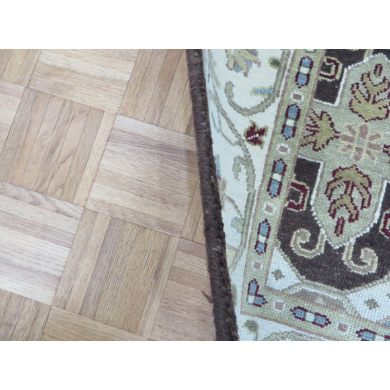 Tapis oriental bleu clair Khotan Oushak 6 pi 1 po x 9 pi 81A64CC0B0764FAE921C19C560B3DB45