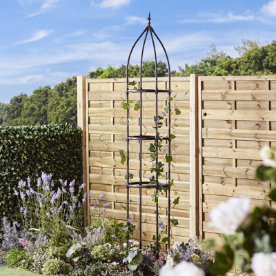 Banstead Metal Plant Support Obelisk (x2)