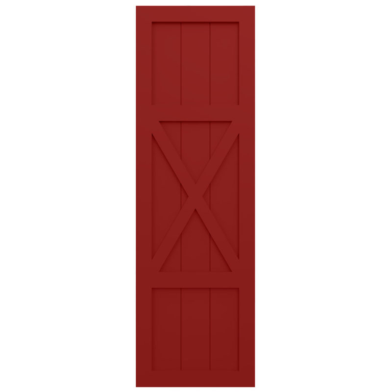 Volets de ferme EnduraCore, Rouge feu, 18"W, H 39 po