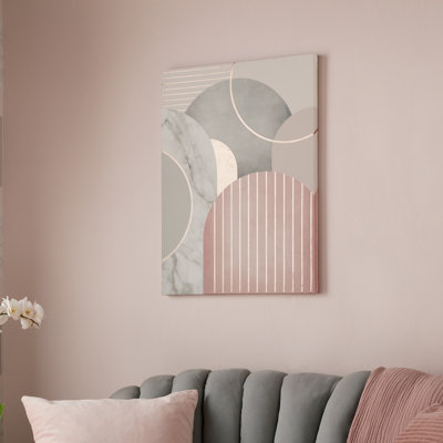Reproduction d’art sur toile tendue « art deco geo »