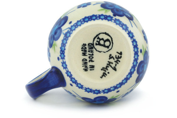 Bleu-belle Fleur Stoneware Coffee Mug
