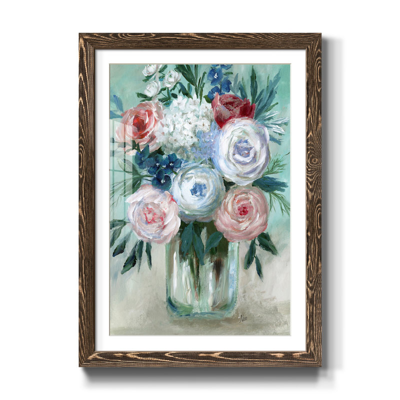 Craie pastel - impression, Noyer, H 31,5 po x l 23,5 po x P 1,5 po
