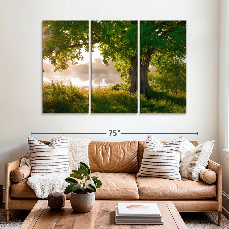 Harnek Lakeside Oak Tree, 42" H x 65" W