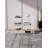 Veliz Acrylic Bookshelf, 3 tier Bookcase for Small Spaces, Acrylic Console Table