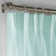 Triple Pinch Pleated Extra Long and Extra Wide Faux Linen Sheer Single Panel