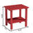 2-Tier Adirondack Outdoor Side Table, All-Weather HDPE Patio End Table-147878311