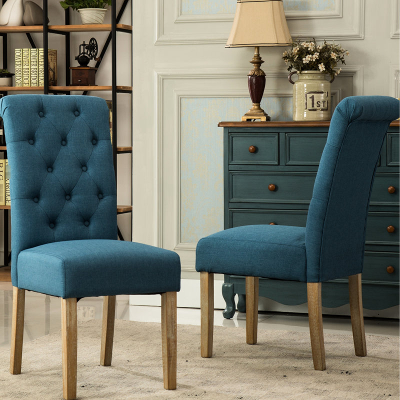 7 chaises de table rectangulaires avec 6 chaises élégantes en brun beige Ensemble de salle à manger: et sièges élégants
