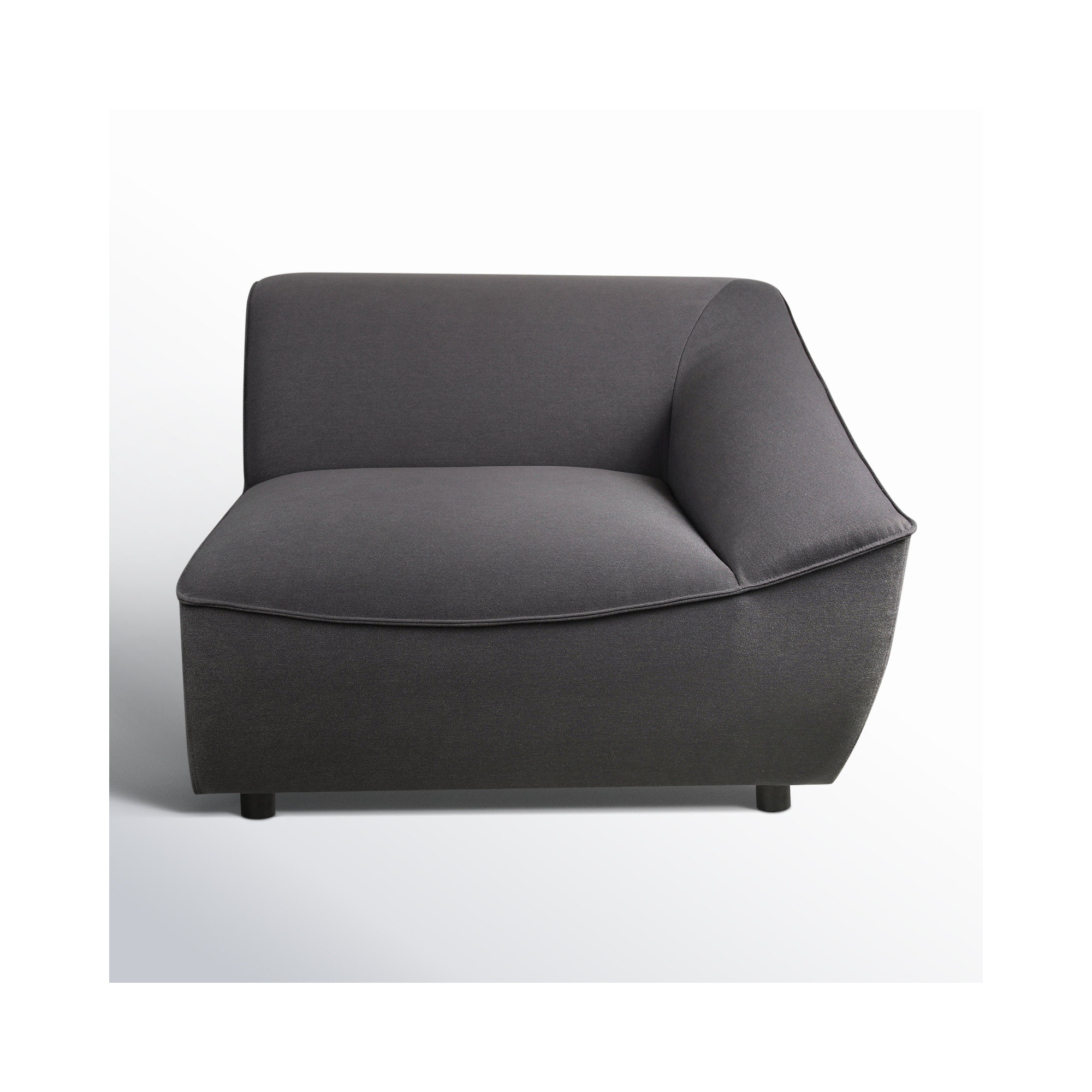 Lizzy Upholstered Right Arm Accent Chair