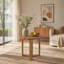 with Solid Wood Base Dining Table