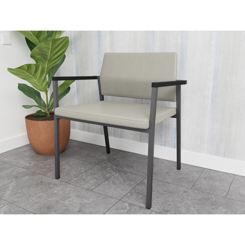 Fauteuil de réception Avon Rx, Vinyle armure Sentry, Gris anthracite