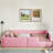 Upholstered Platform Bed With Guardrail And Charging Station
