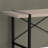 Rectangular Writing Desk, Computer Desk, Office Desk With Metal Base-1439692031