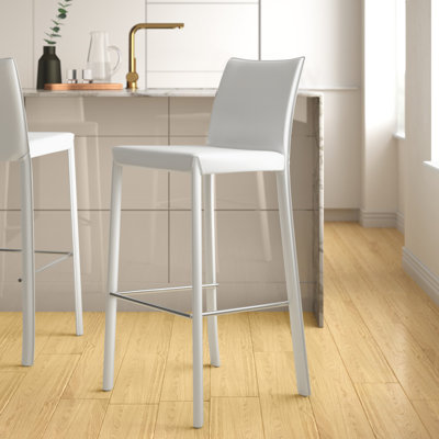 Gilson Upholstered Faux Leather Counter Stool