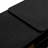 Walnut Brown Living Room Coffee Table - Extendable, 2 Drawers, Rectangular With Expandable Function Black, Area