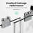 56"-60"W*58" H  Semi-Frameless Double Sliding Tub Door, Bypass Bathtub Shower, 1/4" (6Mm) Thick SGCC Tempered Glass Door,  Chrome-119866357