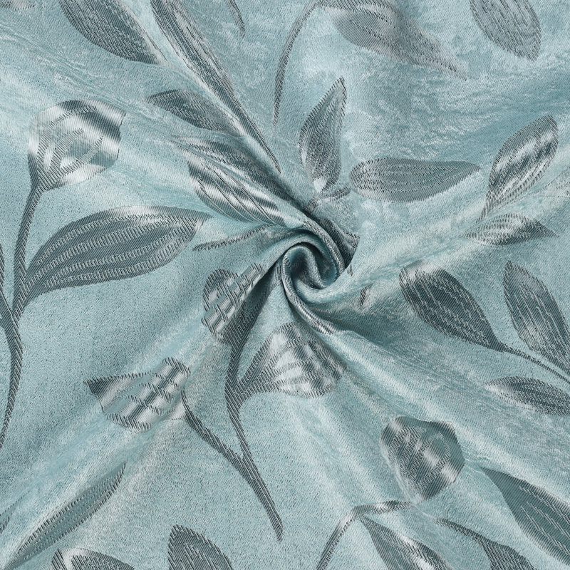 Panneaux de rideaux à passe-tringle en polyester Finklea, Lys vert, l 52 po x L 72 po