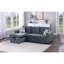 Canapé modulaire convertible en velours avec canapé-lit et canapé-lit-586526648