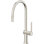 Pull-Down Kitchen Faucet With Button Sprayer - High Arc Spout