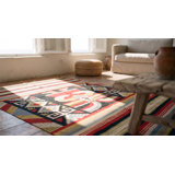 Antique Zapotec Mexico Knotted Rug