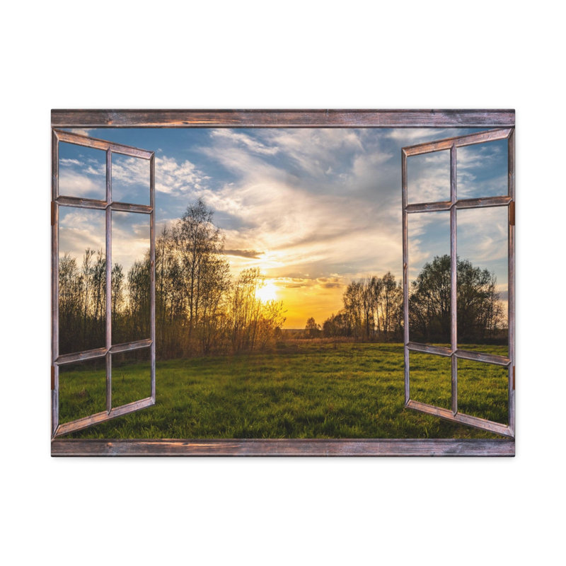 No Frame Print on Canvas, 18cm H x 24cm W