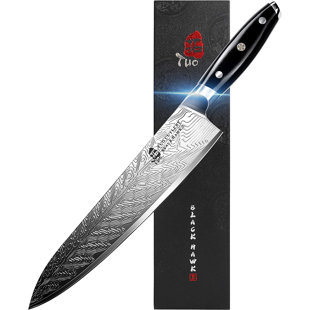 TUO Cutlery 10'' Chef Knife - Black Hawk-S Series, Vegetable & Meat Cleaver