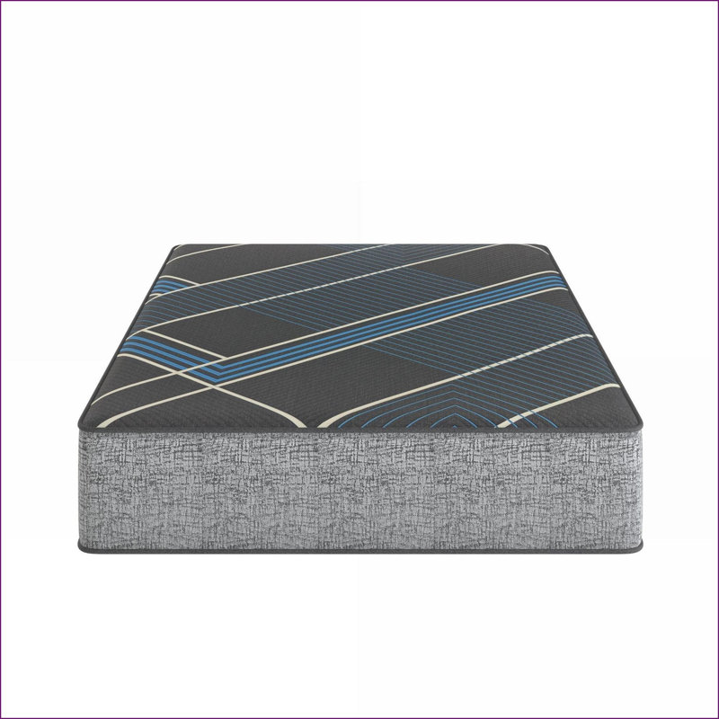 Mattresses by Restonic 13” Medium Comfort Cooling Twin XL Mattress | Foam | Grey+Blue, Twin XL